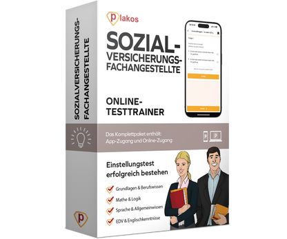 Sozialversicherungsfachangestellte Einstellungstest 2026 Online Testtrainer