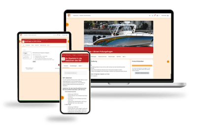 Sportbootführerschein SBF See + Binnen 2026 Online Prüfungstrainer