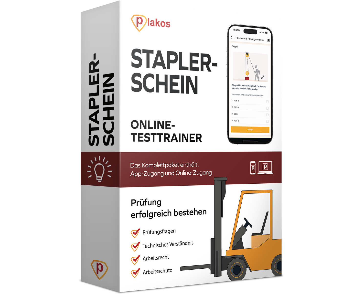 Staplerschein Prüfungsfragen 2026 Online Testtrainer