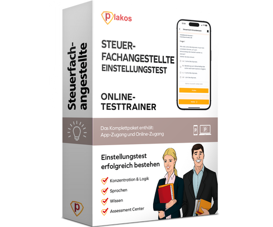 Steuerfachangestellte Einstellungstest 2026 Online Testtrainer