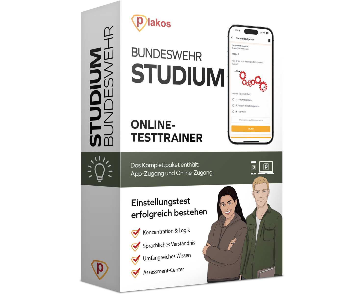 Bundeswehr Studium Einstellungstest 2026 Online Testtrainer
