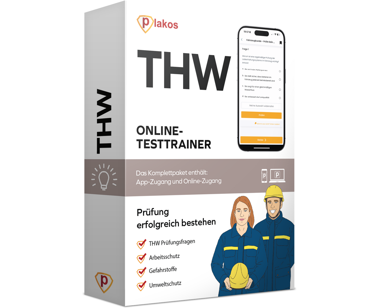 THW Prüfung 2026 Online Testtrainer
