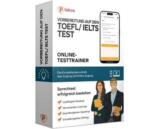 Vorbereitung für den TOEFL Test 2026 Online Testtrainer