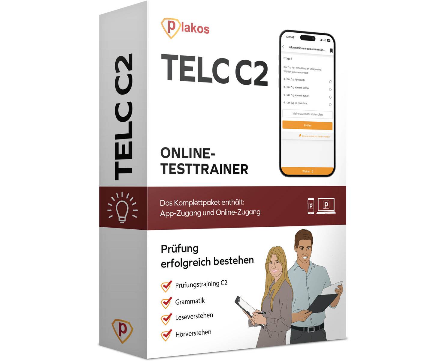 Telc Deutsch C2 Prüfung 2026 Online Testtrainer