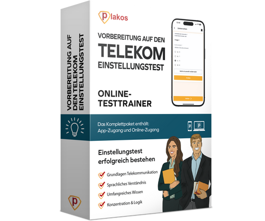 Vorbereitung für den Telekom Einstellungstest 2026 Online Testtrainer