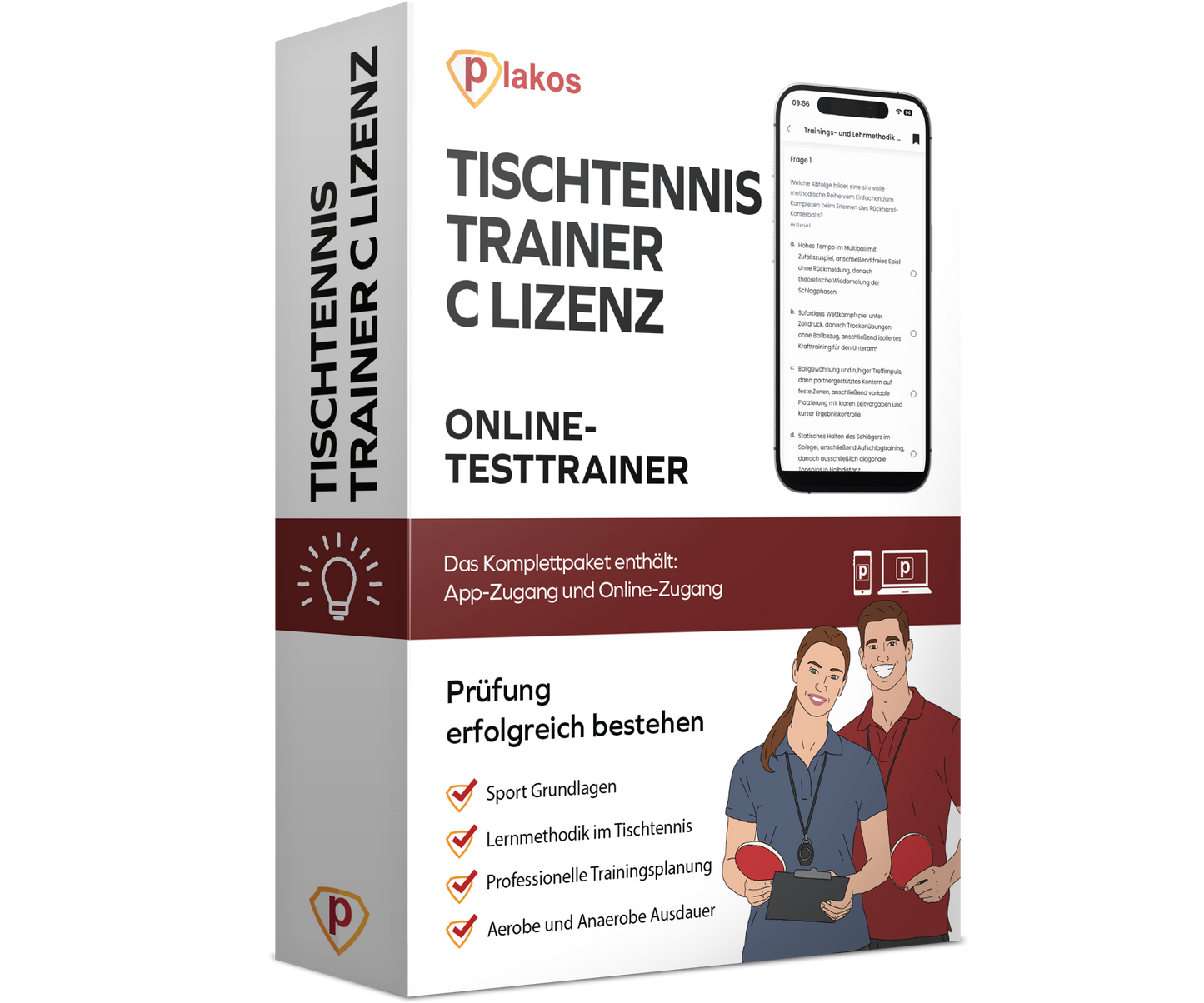 Tischtennis Trainer C Lizenz 2026 Online Testtrainer