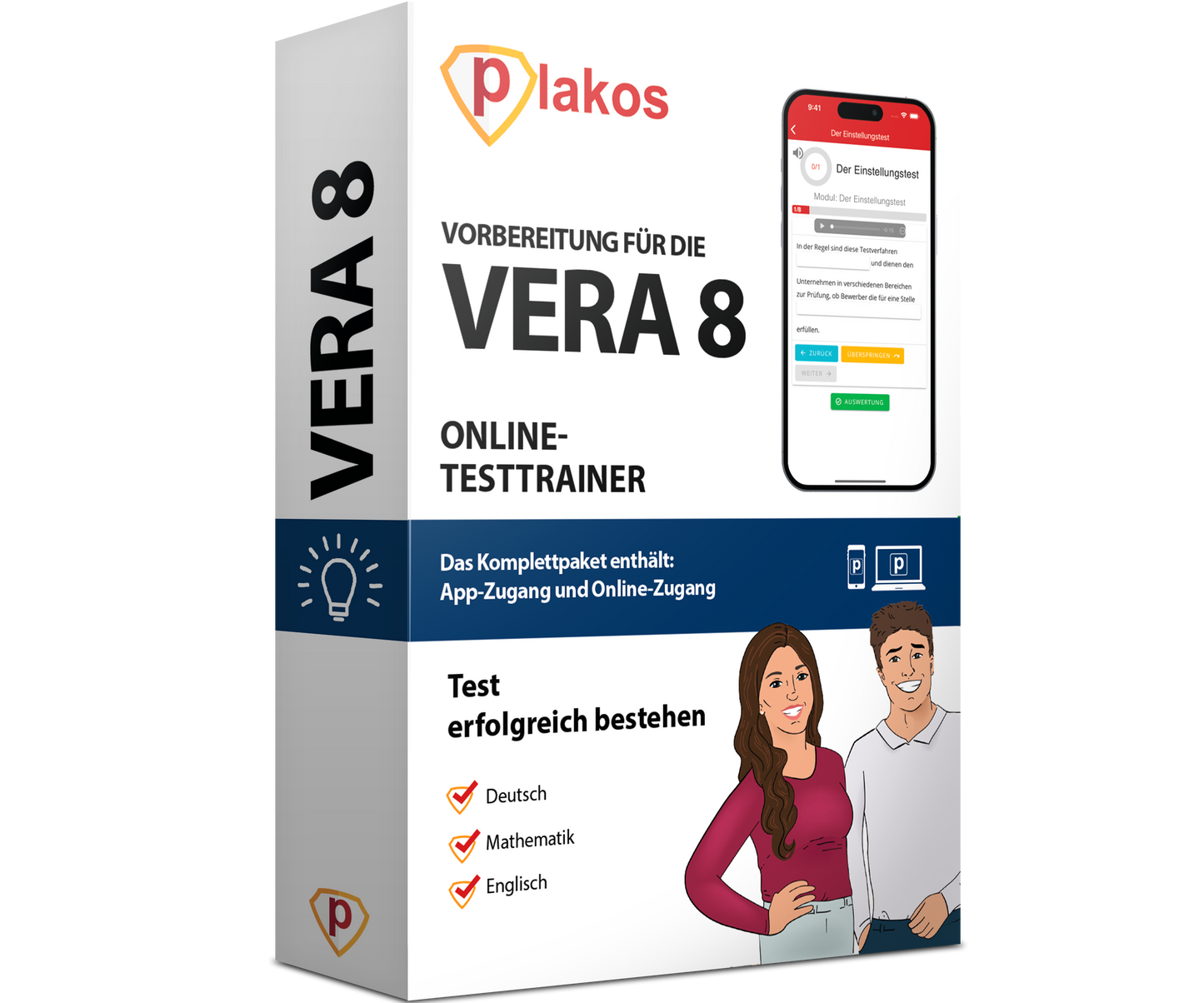 Vorbereitung VERA 8 2026 Online Testtrainer