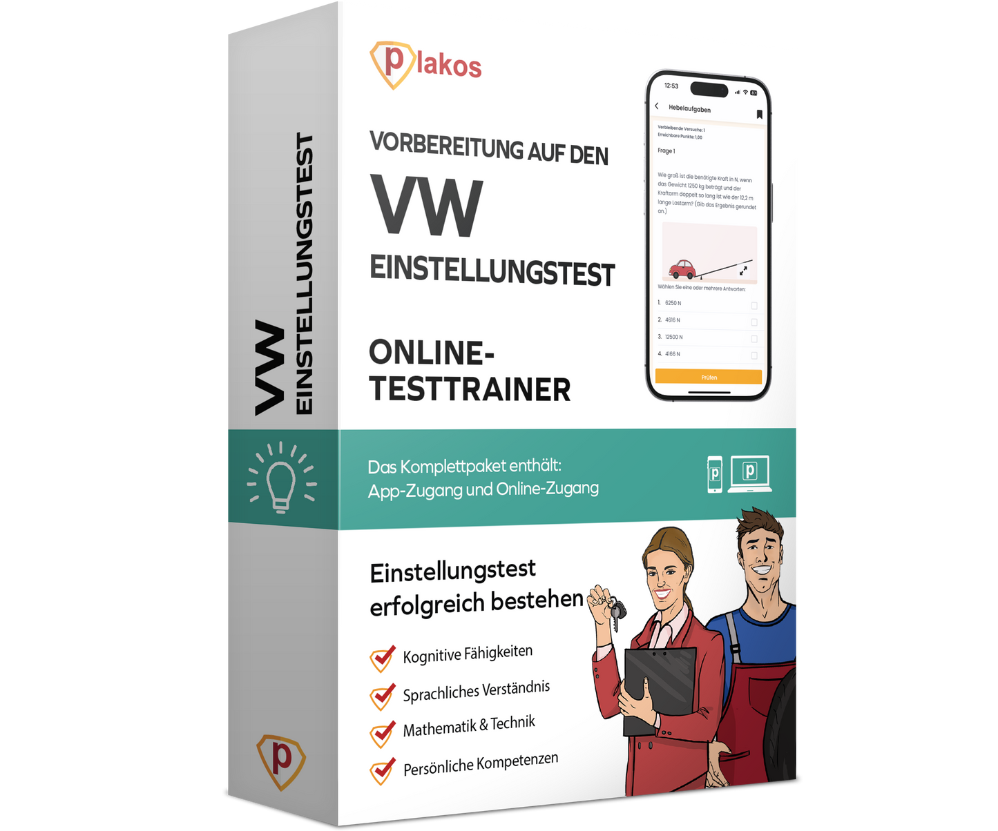 Online Testtrainer für den VW Einstellungstest 2026