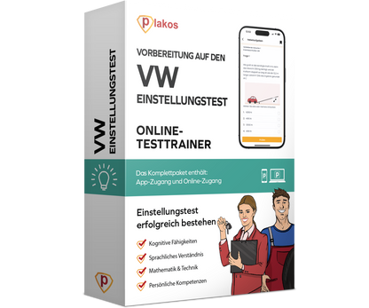 Online Testtrainer für den VW Einstellungstest 2026