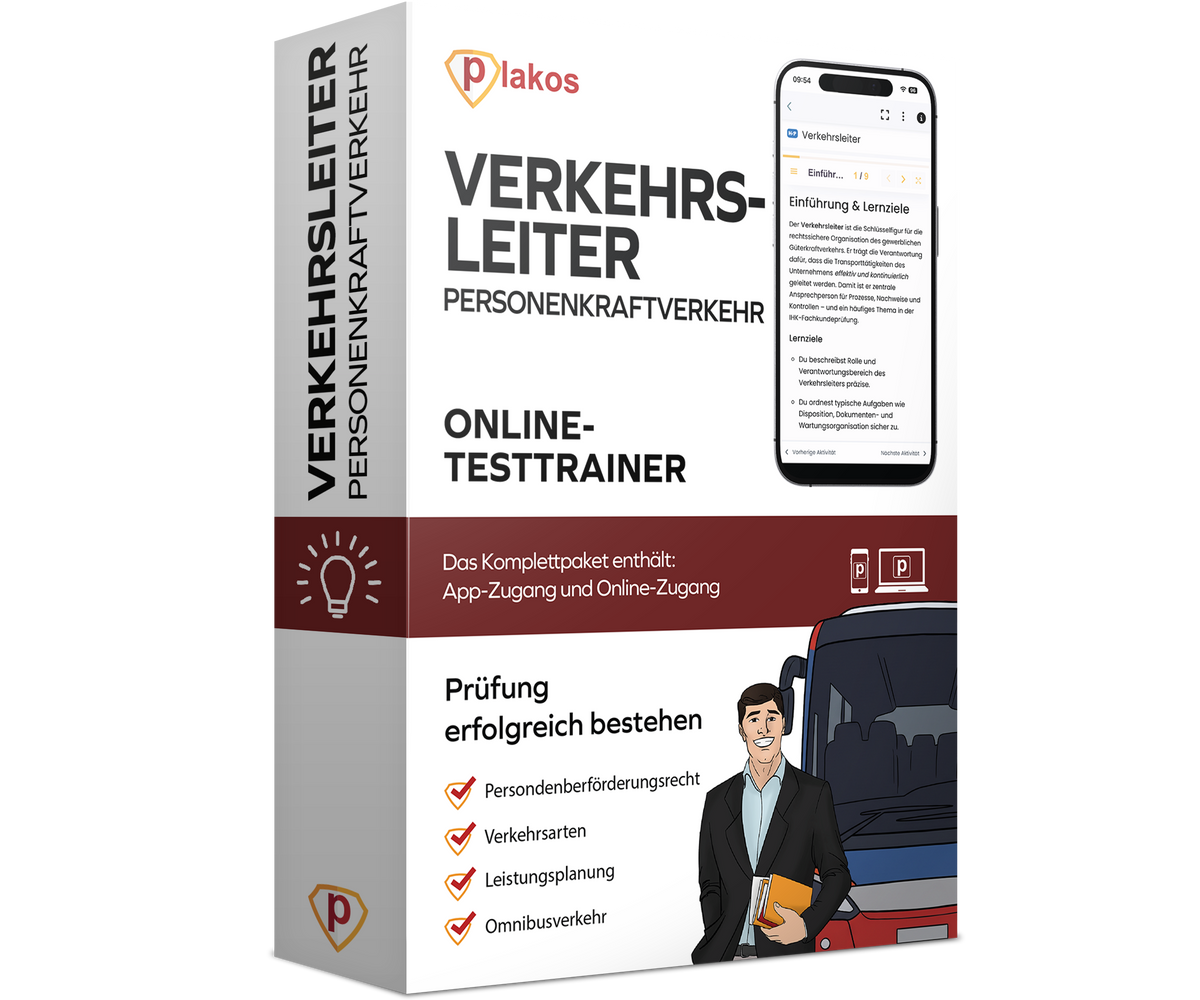 Verkehrsleiter Prüfung IHK 2026 Online Testtrainer