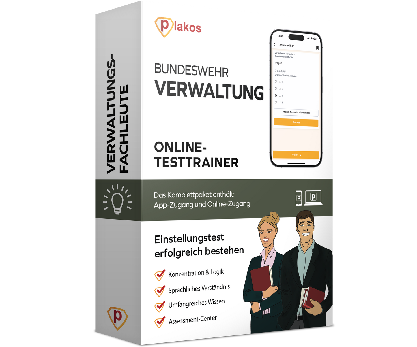Bundeswehr Verwaltungsfachangestellte Einstellungstest 2026 Online Testtrainer