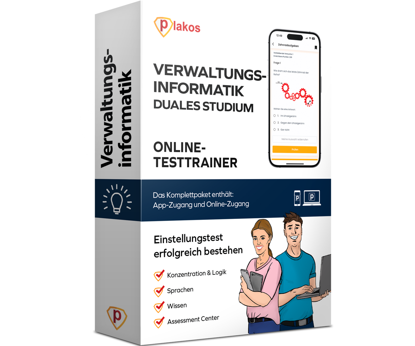 Verwaltungsinformatik Einstellungstest Duales Studium 2026 Online Testtrainer