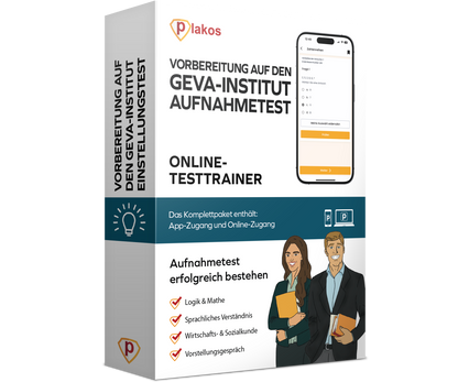 Vorbereitung für den geva-Institut Einstellungstest 2026 Online Testtrainer