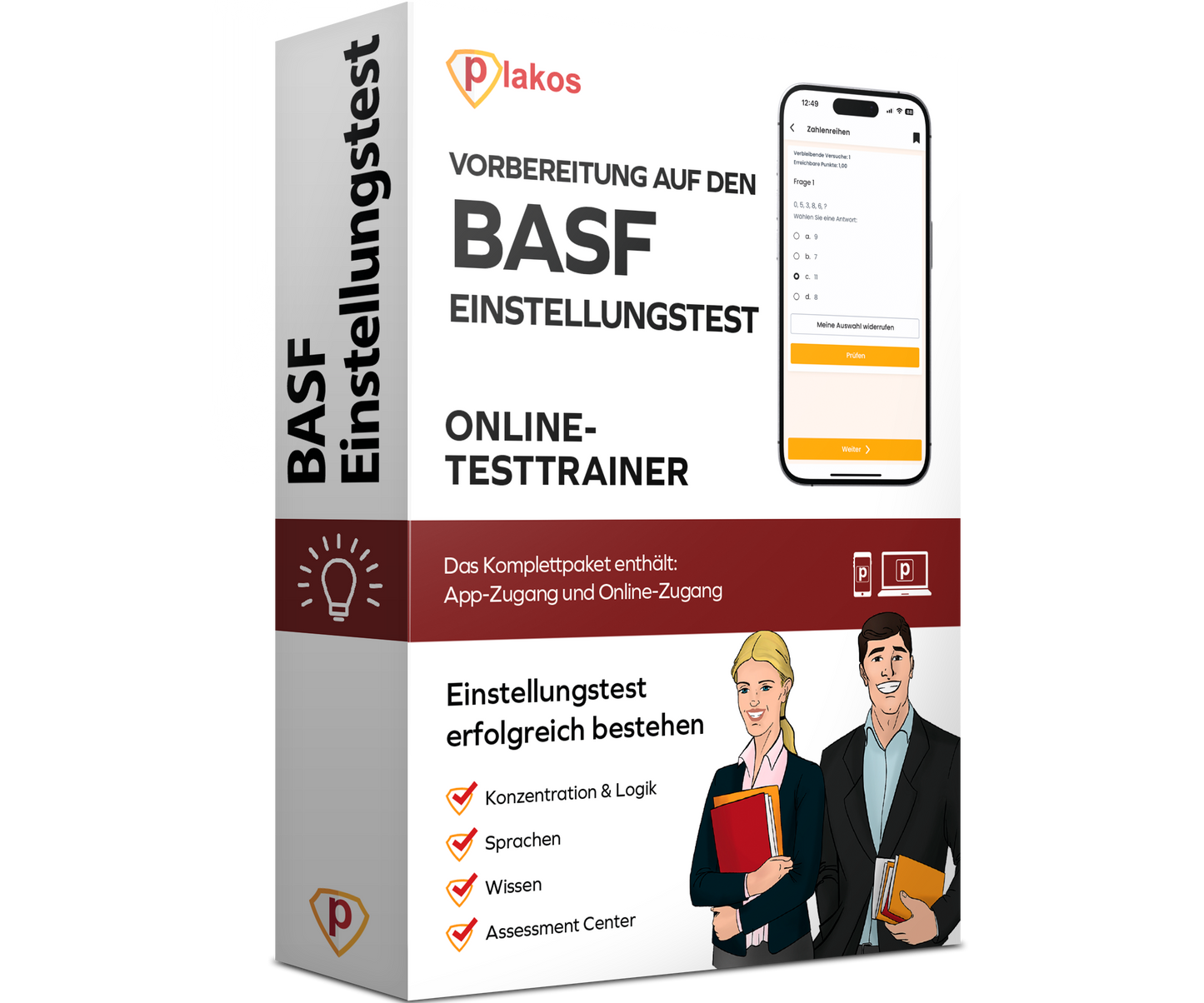 Vorbereitung für den BASF Einstellungstest 2026 Online Testtrainer