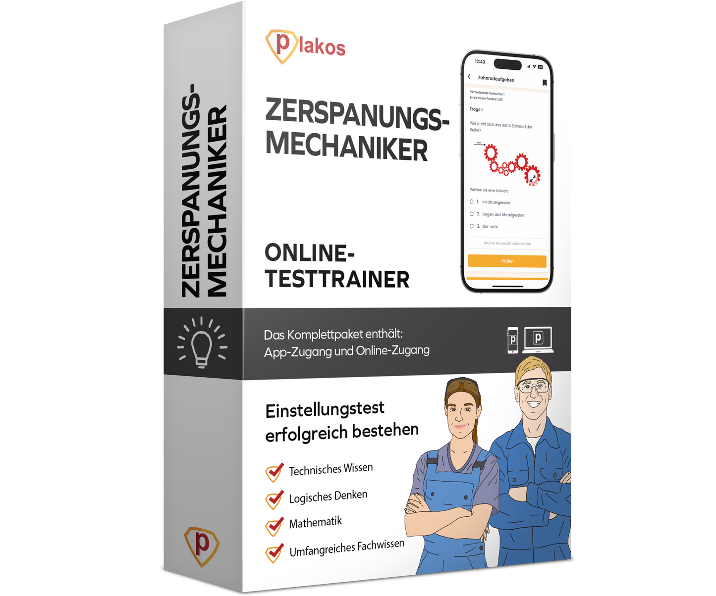 Zerspanungsmechaniker Einstellungstest 2026 Online Testtrainer