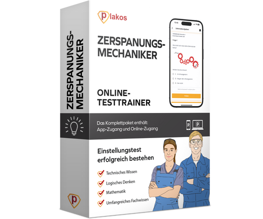 Zerspanungsmechaniker Einstellungstest 2026 Online Testtrainer