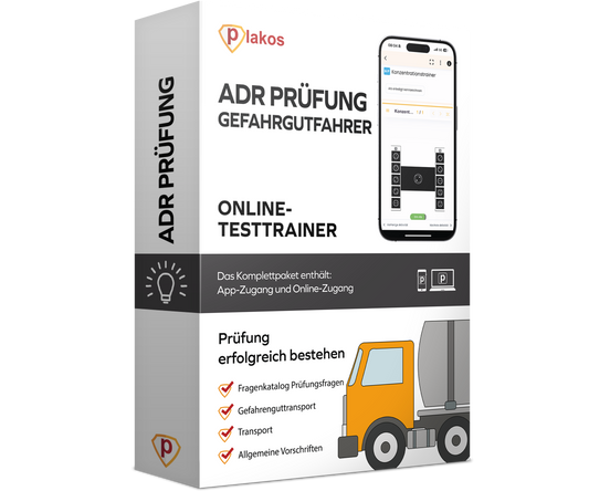 ADR Prüfung Gefahrgutfahrer 2026 Online Testtrainer