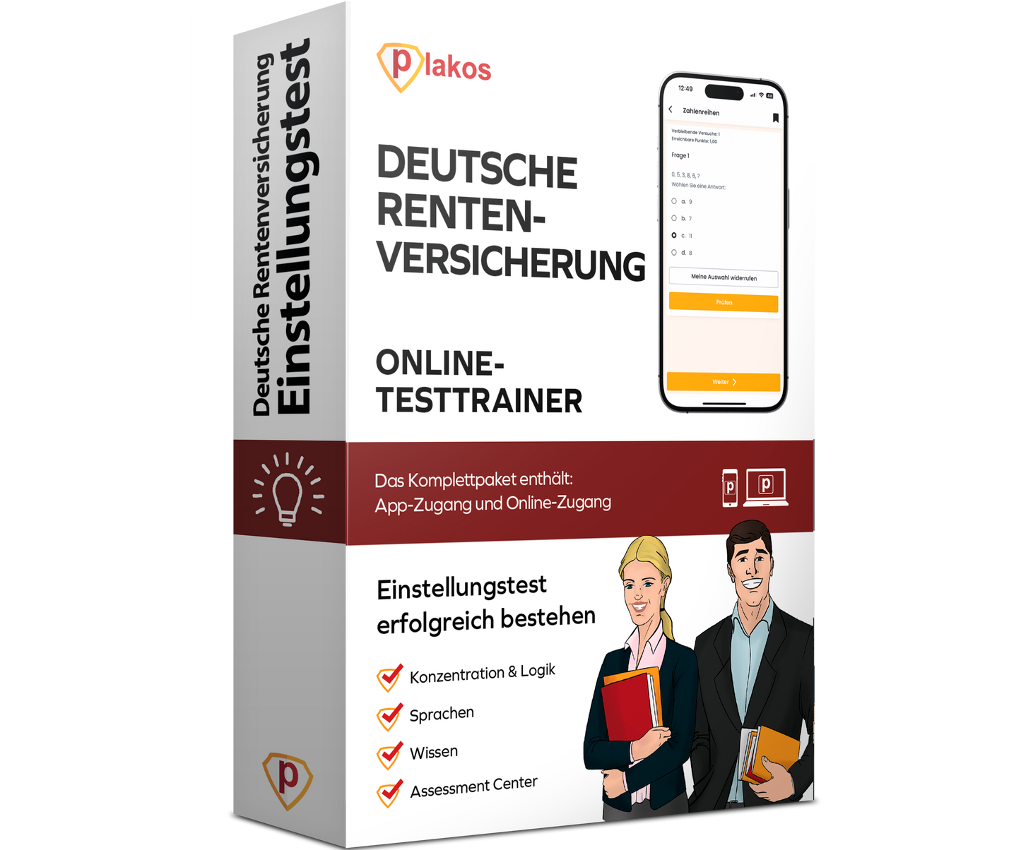 Einstellungstest Deutsche Rentenversicherung 2026 Online Testtrainer
