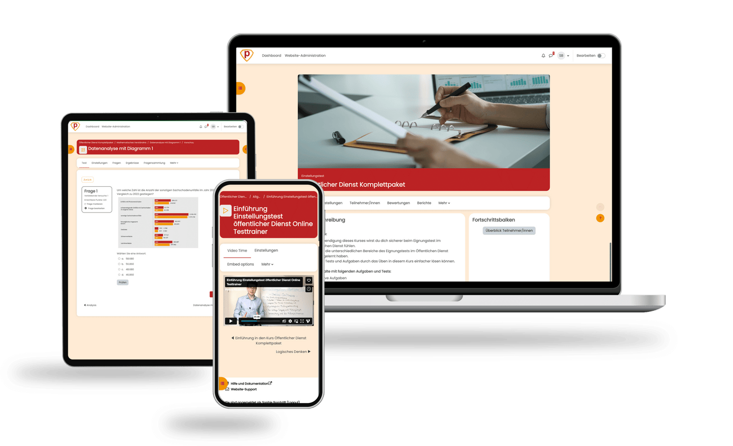 Öffentlicher Dienst Einstellungstest 2026 Online Testtrainer